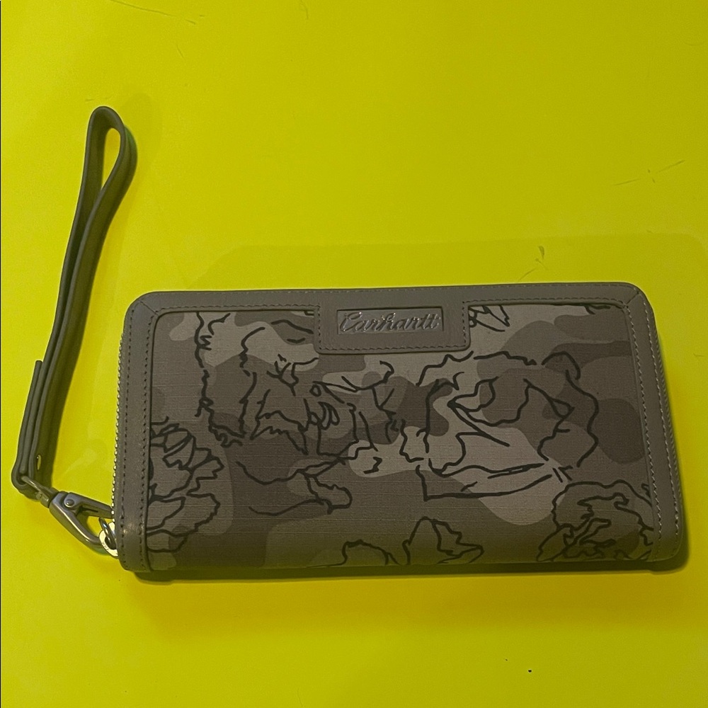 Carhartt Olive Camouflage Wristlet